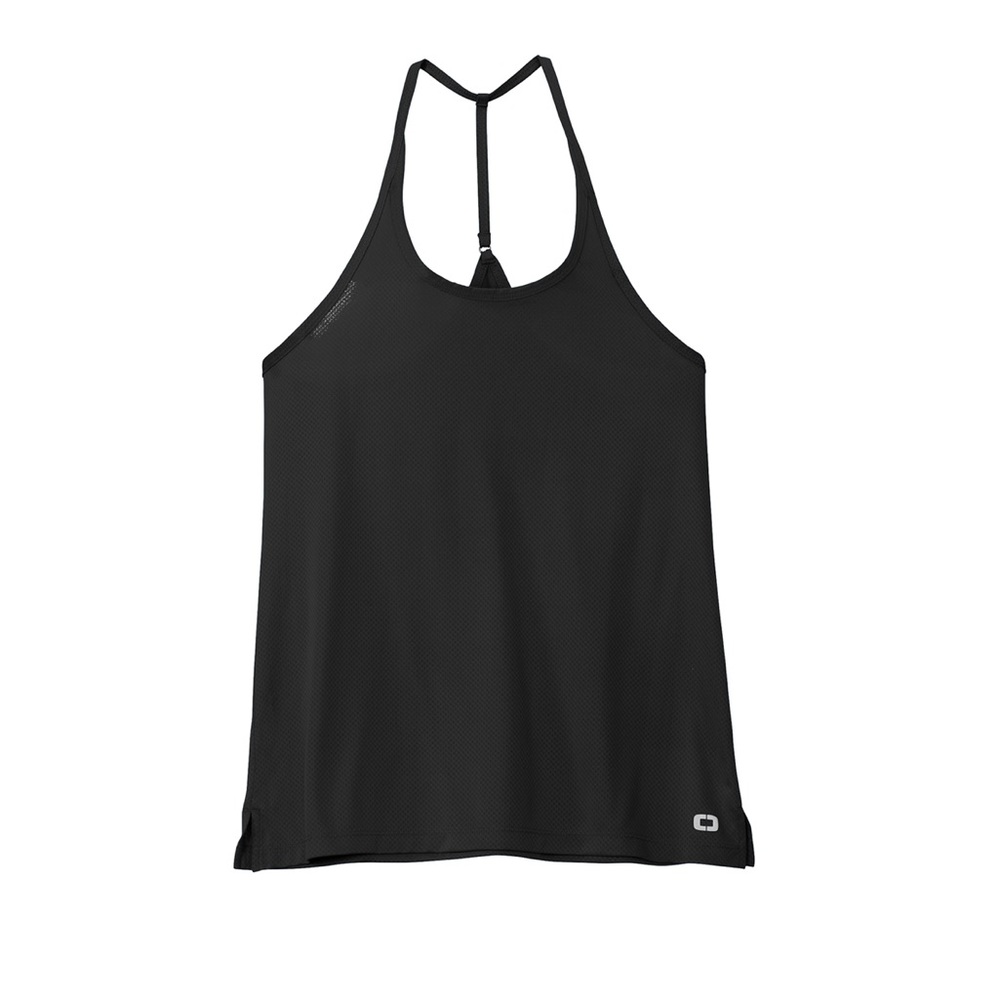 Ogio Ladies Level Mesh Tank in Tarmac Gray